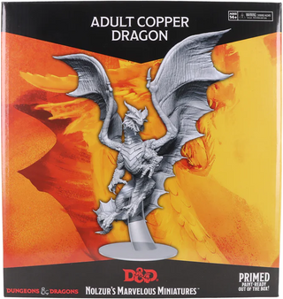 D&D - Nolzur's Marvelous Unpainted Miniatures - Adult Copper Dragon