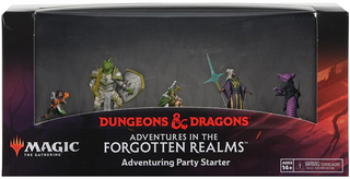 Magic: The Gathering - MTG Premium Painted Miniatures - D&D Adventures in the Forgotten Realms - Adventuring Party Starter