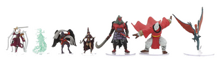Pathfinder Battles - Painted Miniatures - Fists of the Ruby Phoenix - Martial Arts Masters Set
