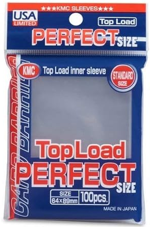 Deck Sleeves (Fit) - KMC Perfect Size - Clear (100 ct.)