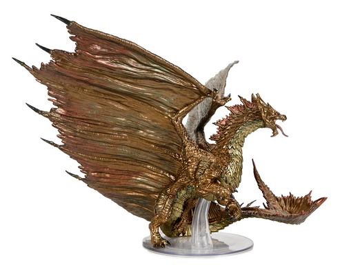 D&D - Icons of the Realms - Premium Painted Miniatures - Adult Brass Dragon