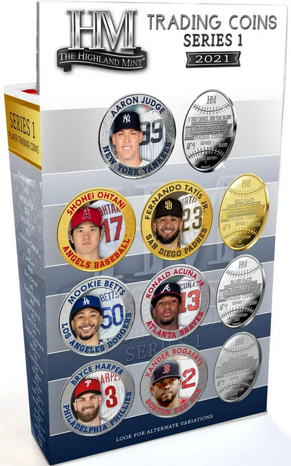 2021 The Highland Mint Series 1 Trading Coins Hanger Box