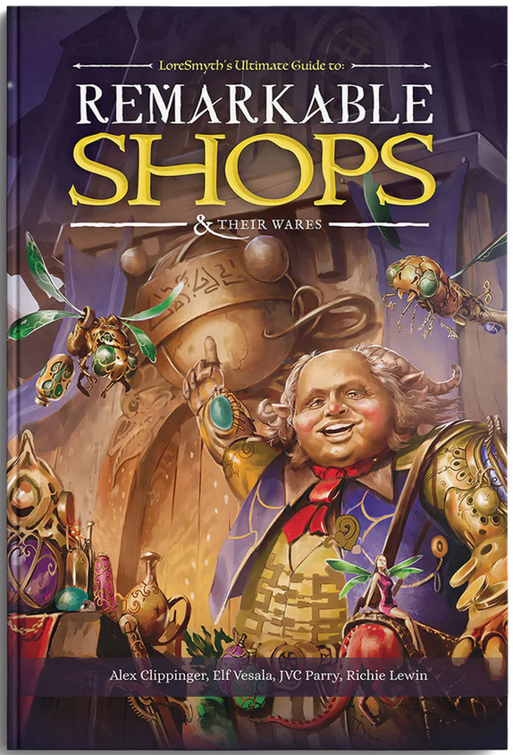 RPG (5E) - Remarkable Shops & Their Wares Hardcover