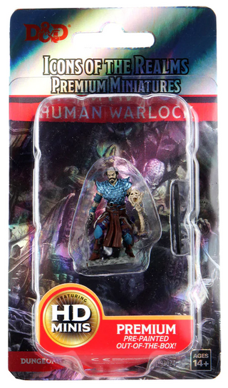 D&D - Icons of the Realms - Premium Painted Miniatures - Human Male Warlock