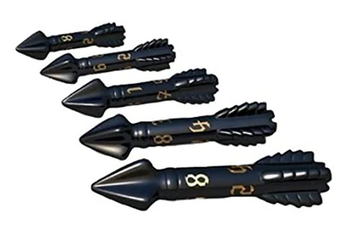 Dice - PolyHero Dice - D8 Set (5 ct.) - The Rogue - Crossbow Bolts - Nightshade & Thieves' Gold