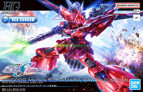 Bandai Hobby - Mobile Suit Gundam - HG GELGOOG Menace (Luminaria Hawke Custom) 1/144 Model Kit