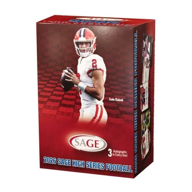 2026 Sage High Series Football Blaster Box