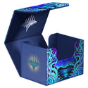 Deck Box - Ultimate Guard - Sidewinder 100+ - Xenoskin - MtG - Mana Token - Island (Blue)