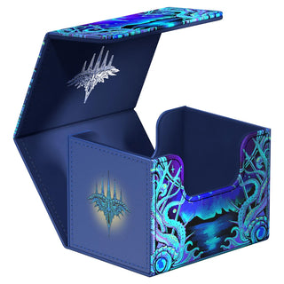 Deck Box - Ultimate Guard - Sidewinder 100+ - Xenoskin - MtG - Mana Token - Island (Blue)