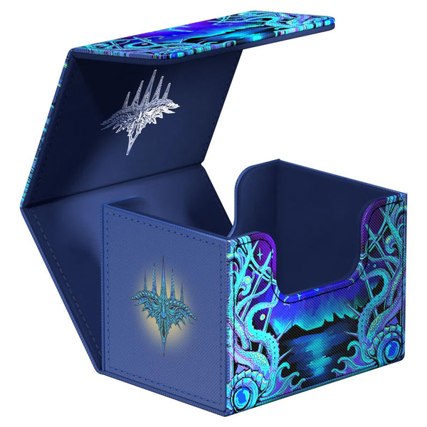 Deck Box - Ultimate Guard - Sidewinder 100+ - Xenoskin - MtG - Mana Token - Island (Blue)