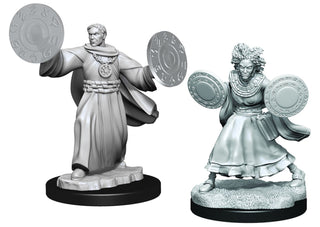 Critical Role - Unpainted Miniatures - Human Graviturgy and Chronurgy Wizards Female