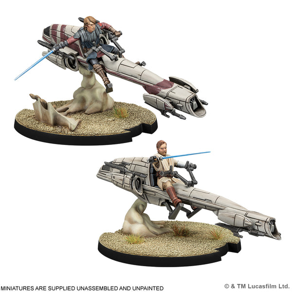 Star Wars: Legion - Jedi General on BARC Speeder