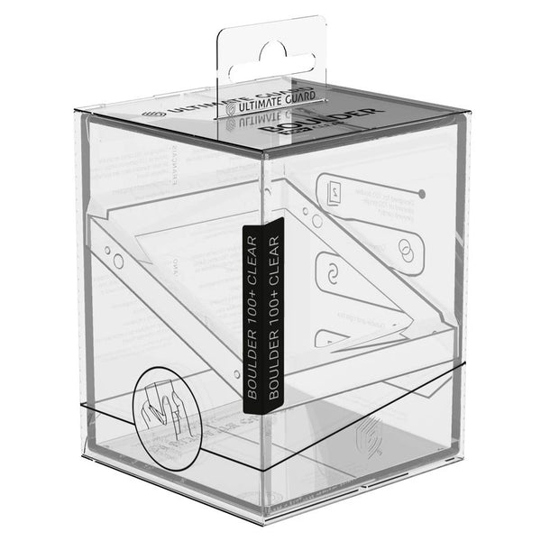 Deck Box - Ultimate Guard - Boulder Deck Case 100+ - Clear - Transparent