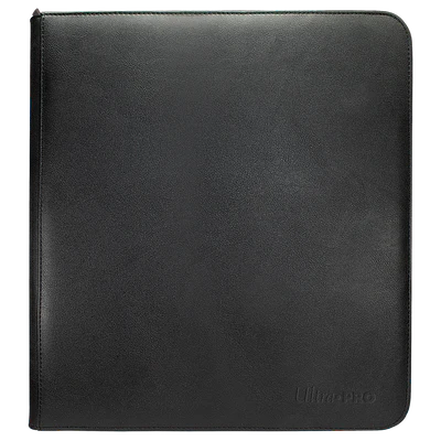 Binder - Ultra Pro - 12-Pocket Zippered Album - PRO-Binder - Vivid Black