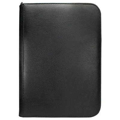 Binder - Ultra Pro - 4-Pocket Zippered Album - PRO-Binder - Vivid Black