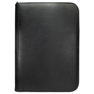 Binder - Ultra Pro - 4-Pocket Zippered Album - PRO-Binder - Vivid Black