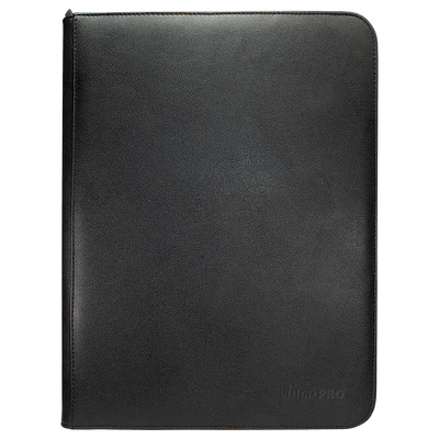 Binder - Ultra Pro - 9-Pocket Zippered Album - PRO-Binder - Vivid Black