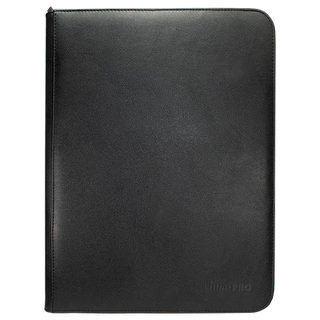 Binder - Ultra Pro - 9-Pocket Zippered Album - PRO-Binder - Vivid Black