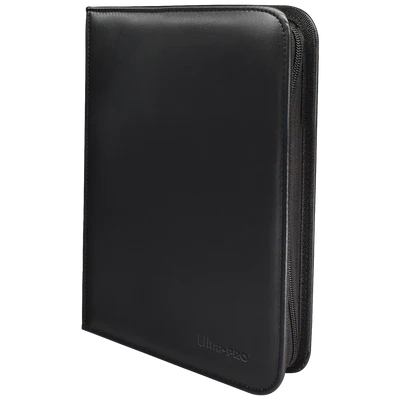 Binder - Ultra Pro - 4-Pocket Zippered Album - PRO-Binder - Vivid Black