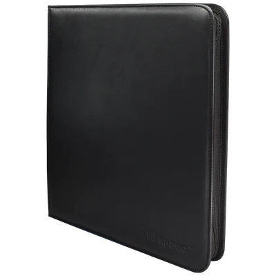 Binder - Ultra Pro - 12-Pocket Zippered Album - PRO-Binder - Vivid Black