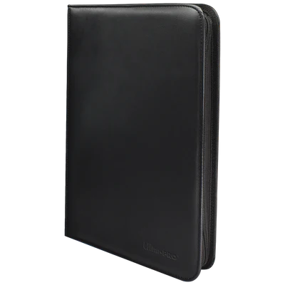 Binder - Ultra Pro - 9-Pocket Zippered Album - PRO-Binder - Vivid Black