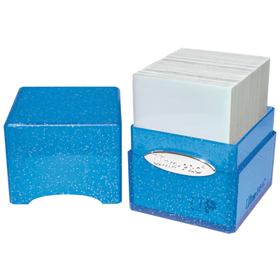 Deck Box - Ultra Pro - Satin Cube - Glitter Blue