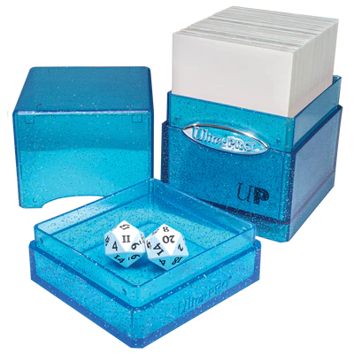Deck Box - Ultra Pro - Satin Tower - Glitter Blue