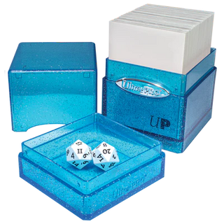 Deck Box - Ultra Pro - Satin Tower - Glitter Blue