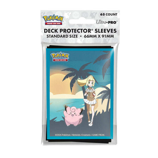 Deck Sleeves - Ultra Pro - Deck Protector - Pokémon - Lillie and Clefairy (65 ct.)