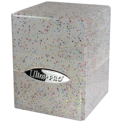 Deck Box - Ultra Pro - Satin Cube - Glitter Clear
