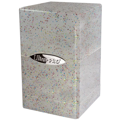 Deck Box - Ultra Pro - Satin Tower - Glitter Clear