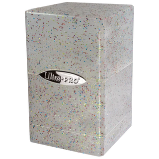 Deck Box - Ultra Pro - Satin Tower - Glitter Clear