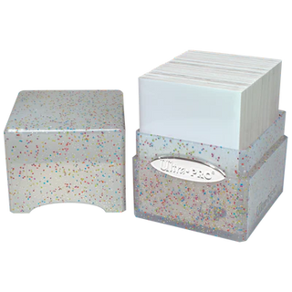 Deck Box - Ultra Pro - Satin Cube - Glitter Clear