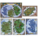 D&D RPG - Map - The Wild Beyond the Witchlight - 5 Piece Map Set (including The Domain of Prismeer)