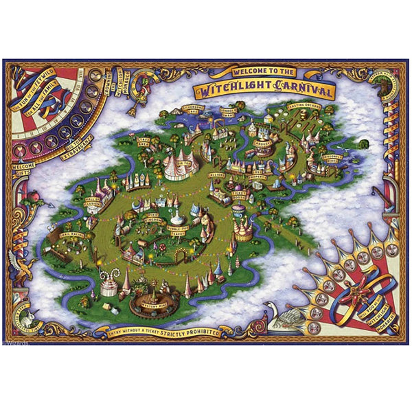 D&D RPG - Map - The Wild Beyond the Witchlight - 5 Piece Map Set (including The Domain of Prismeer)