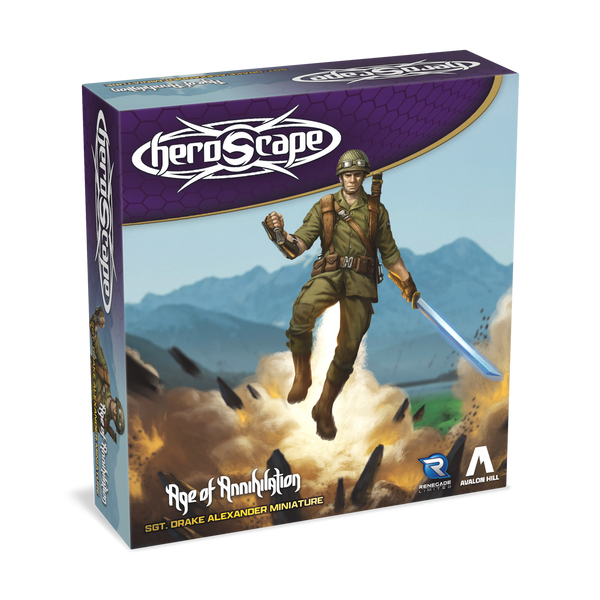 Heroscape - Age of Annihilation - Sgt. Drake Alexander Miniature