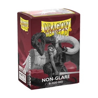 Deck Sleeves - Dragon Shield - Matte - Non-Glare - Blood Red