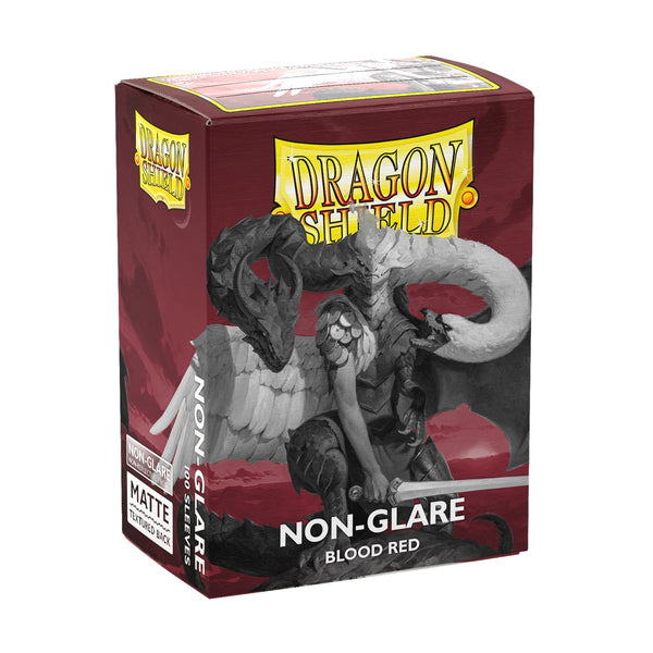 Deck Sleeves - Dragon Shield - Matte - Non-Glare - Blood Red