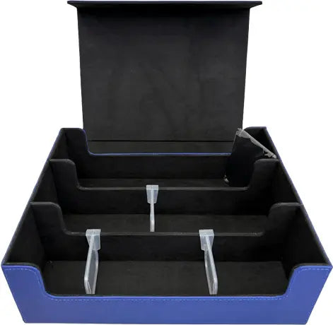 Deck Box - Magazine Exchange - 1800-Count 3-Row - Blue & Black