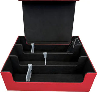 Deck Box - Magazine Exchange - 1800-Count 3-Row - Red & Black
