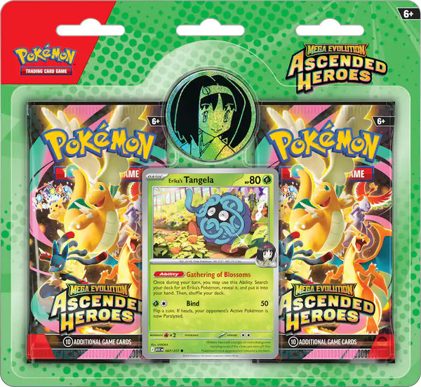 Pokémon TCG - Ascended Heroes 2-Pack Blister (Erika's Tangela)