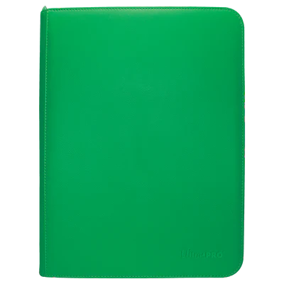 Binder - Ultra Pro - 9-Pocket Zippered Album - PRO-Binder - Vivid Green