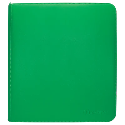 Binder - Ultra Pro - 12-Pocket Zippered Album - PRO-Binder - Vivid Green