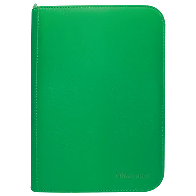 Binder - Ultra Pro - 4-Pocket Zippered Album - PRO-Binder - Vivid Green