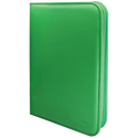 Binder - Ultra Pro - 4-Pocket Zippered Album - PRO-Binder - Vivid Green