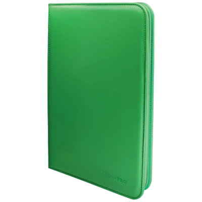 Binder - Ultra Pro - 9-Pocket Zippered Album - PRO-Binder - Vivid Green