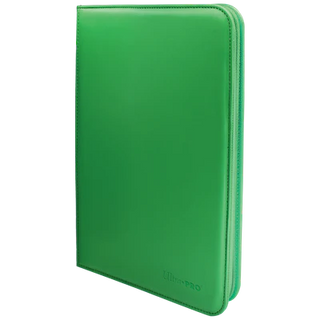 Binder - Ultra Pro - 9-Pocket Zippered Album - PRO-Binder - Vivid Green