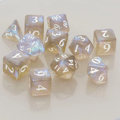 Dice - Ultra Pro - Polyhedral Set (11 ct.) - Eclipse - Smoke Grey