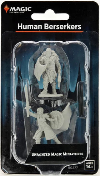 Magic: The Gathering - MTG Unpainted Miniatures - Human Berserkers