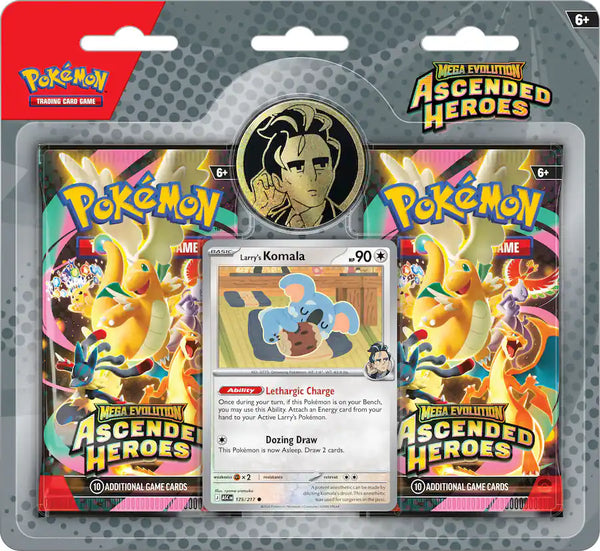 Pokémon TCG - Ascended Heroes 2-Pack Blister (Larry's Komala)